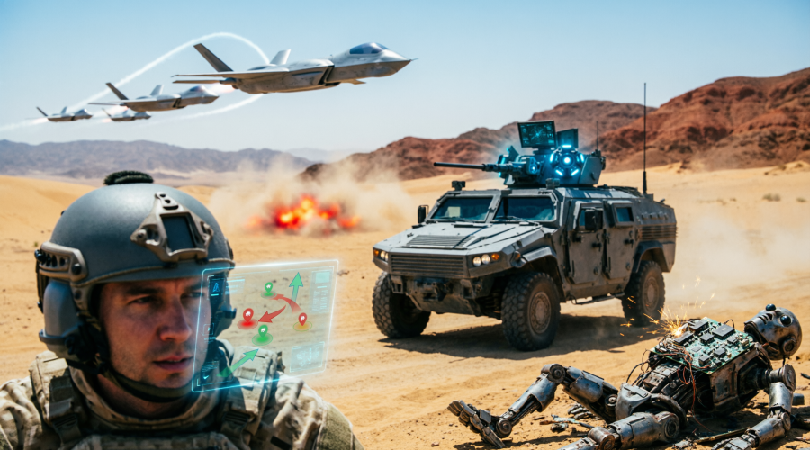 حرب الشرق الاوسط والذكاء الاصطناعي