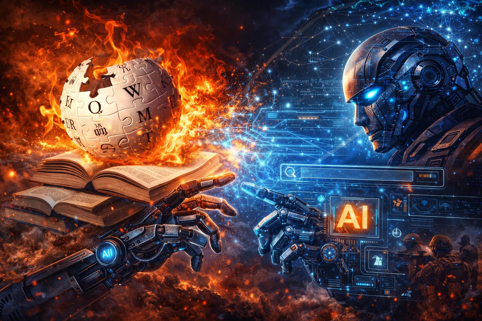 ai vs wikipedia